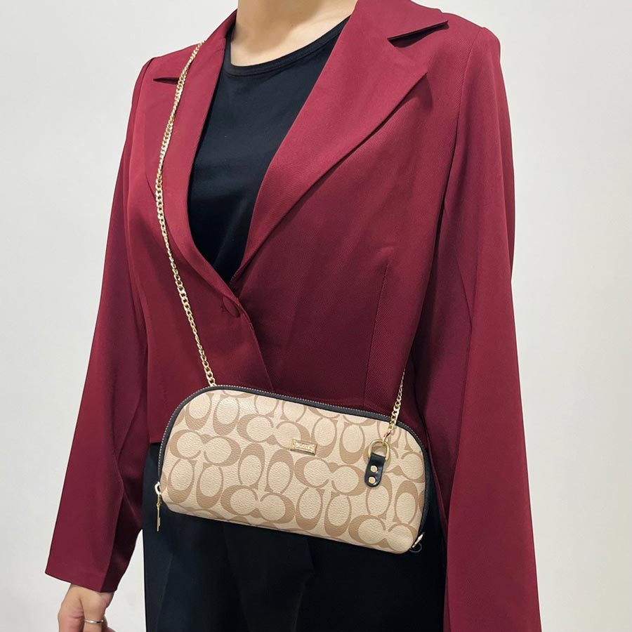 کیف دستی و دوشی زنانه طرح دار کد 1381