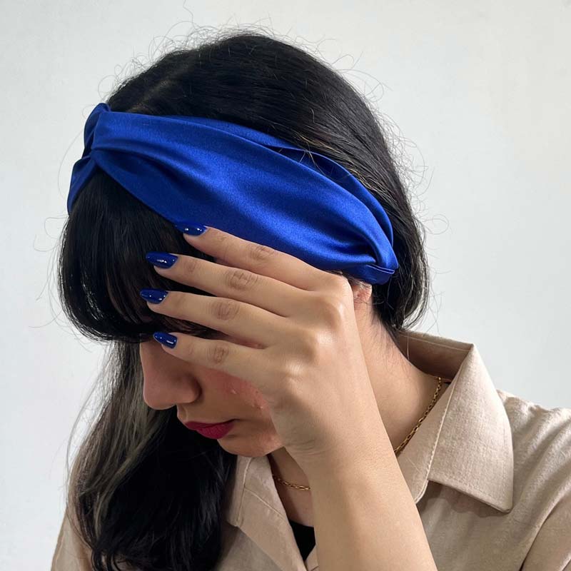 هدبند ساتن گره ای کد 1361