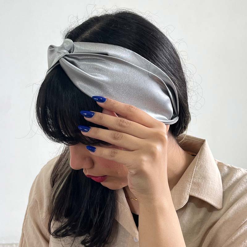 هدبند ساتن گره ای کد 1361