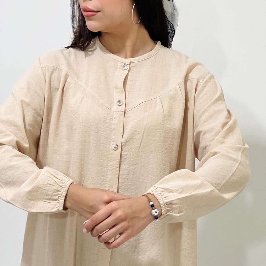 شومیز لینن مجلسی زنانه کد 1333