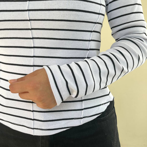 بلوز رگه دوزی زنانه کد 1229
